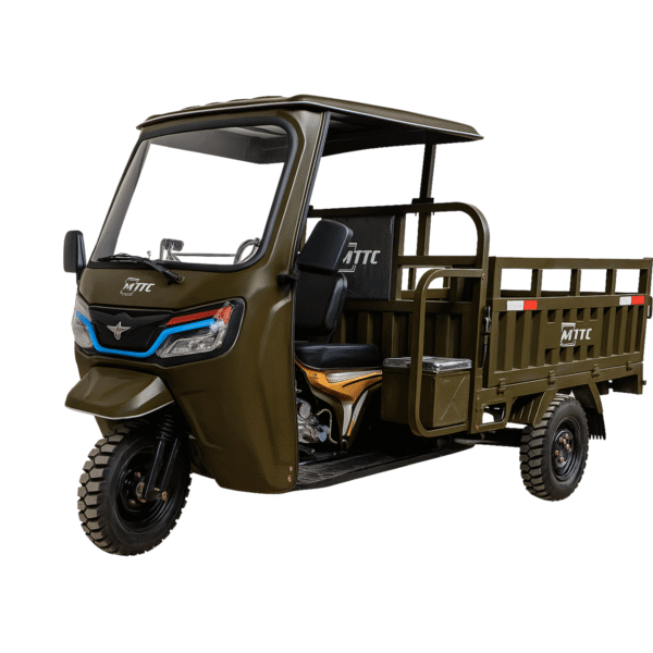 Motocarro 200cc Verde Toldo y cabina Motocarro 200cc Verde Toldo y cabina