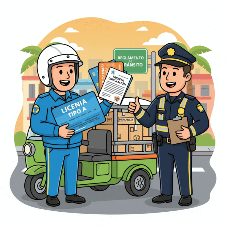 Motocarro de Carga en México: Documentos, Licencia y Carta Porte