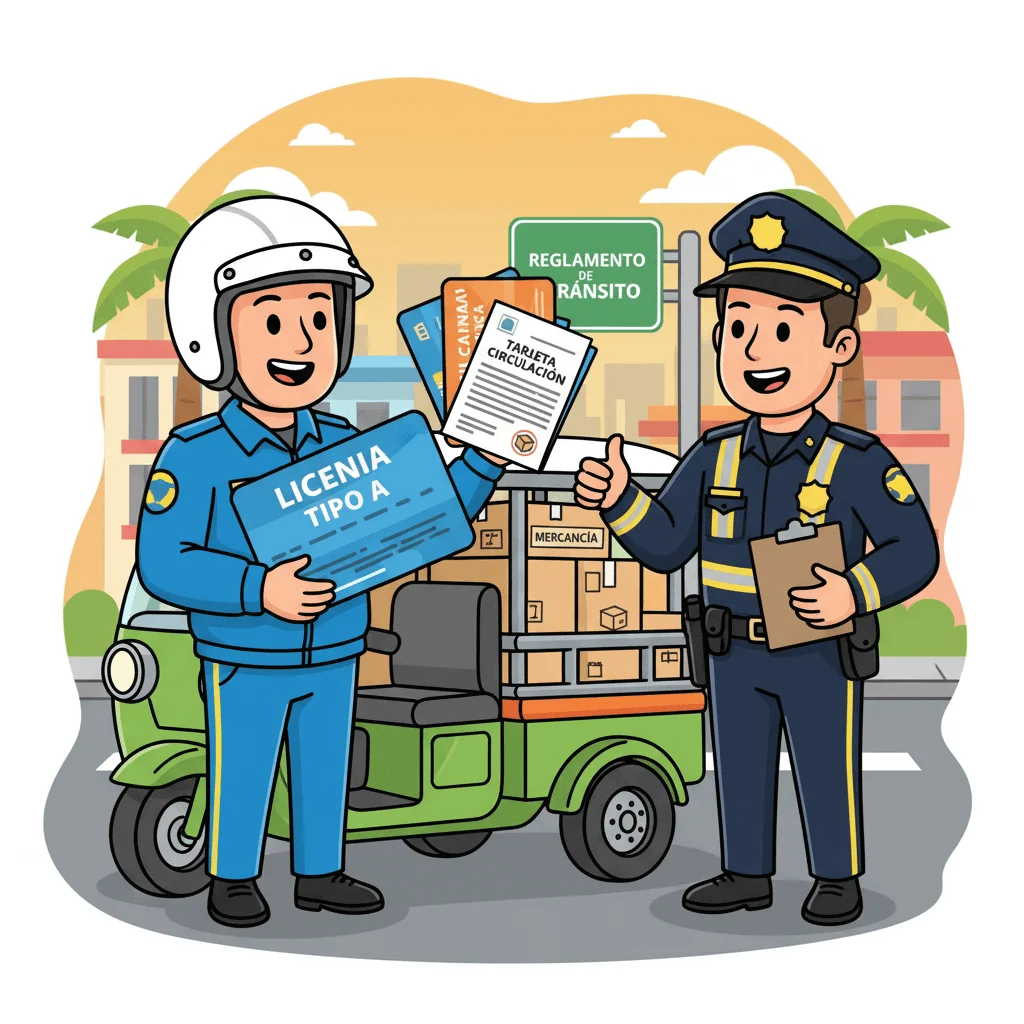 Motocarro de Carga en México: Documentos, Licencia y Carta Porte