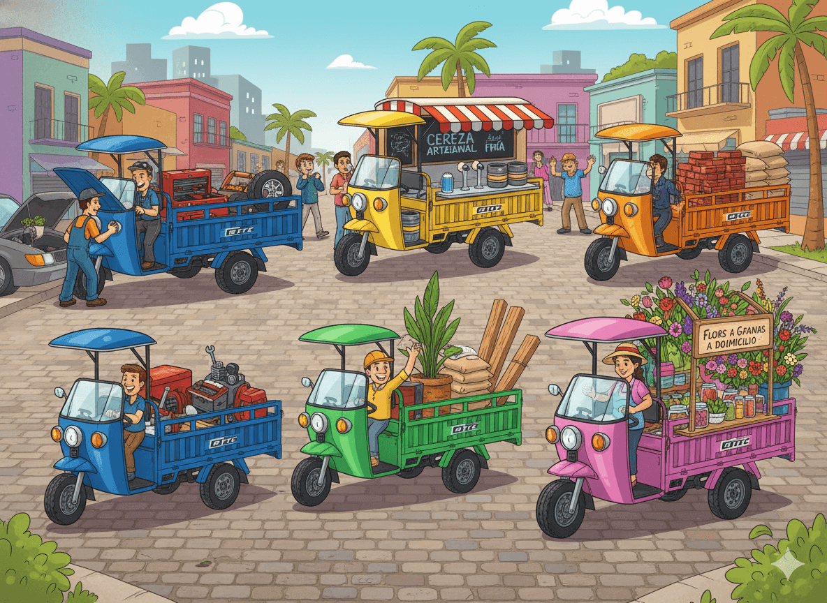 Motocarro de Carga: El Aliado Imbatible para Rutas Metropolitanas y 5 Ideas de Negocio Móvil en México